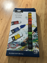 Royal &amp; Langnickel Acrylic Color Artist Tube Paint, 21ml, 12-Pack - $17.82