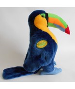Magnussen Blue Toucan Bird Plush Crayola Logo Stuffed Animal - £21.78 GBP
