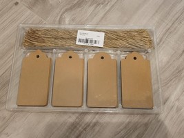 220 Pcs Kraft Paper Gift Tags with String, Blank (1.7x2.8 in) - $14.67