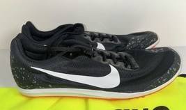 Nike Zoom Rival D 10 Racing Track Spikes Black/White/Orange Men’s Size 13 - $39.55