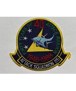 U.S.N. ATTACK SQUADRON 115, 4 YEARS OF ATTACK AVIATION, 1948-1988, PATCH - $9.90