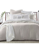 Hotel Collection Linen Blend Natural Duvet Cover Queen/Full - $118.79