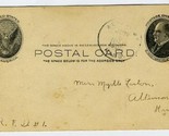 Altamont Kansas School Report Card Postcard 1905 - £19.84 GBP