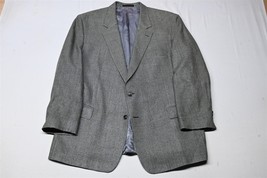 Versini 50L Houndstooth Wool Silk Mens Blazer Suit Jacket Sport Coat - £51.39 GBP