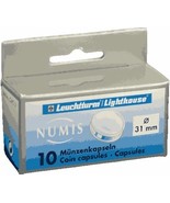Lighthouse Round Direct Fit Coin Capsules, 31 mm Half Dollar 10 pack - $201.94 MXN