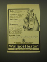 1965 Wallace Heaton Minox B Camera Ad - Spies like it - £14.57 GBP