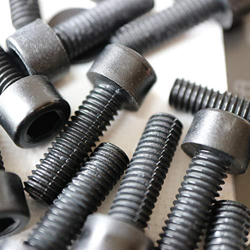 50 x Black Nylon socket head, plastic machine screws, M6 x 20mm, Plastic... - $21.77
