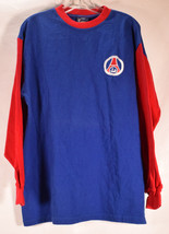 Toffs.co Mens Vintage PSG Football LS SweatShirt Blue Red XL - £55.41 GBP