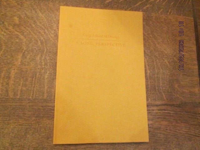 A Long Perspective by George Edward McDonough Inscribed &amp; Signed 1980 PB - $29.69