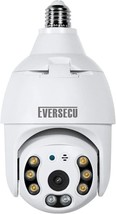 The Eversecu 2K 4Mp Light Bulb Security Camera Outdoor Wireless, Motion Auto - £52.33 GBP