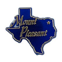 Mount Pleasant Texas TX City State Souvenir Plastic Lapel Hat Pin Pinback - £3.89 GBP