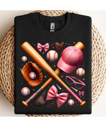 Girly Baseball PNG, Girl playing Baseball PNG, Cute Baseball Girl Shirt PNG - $2.50