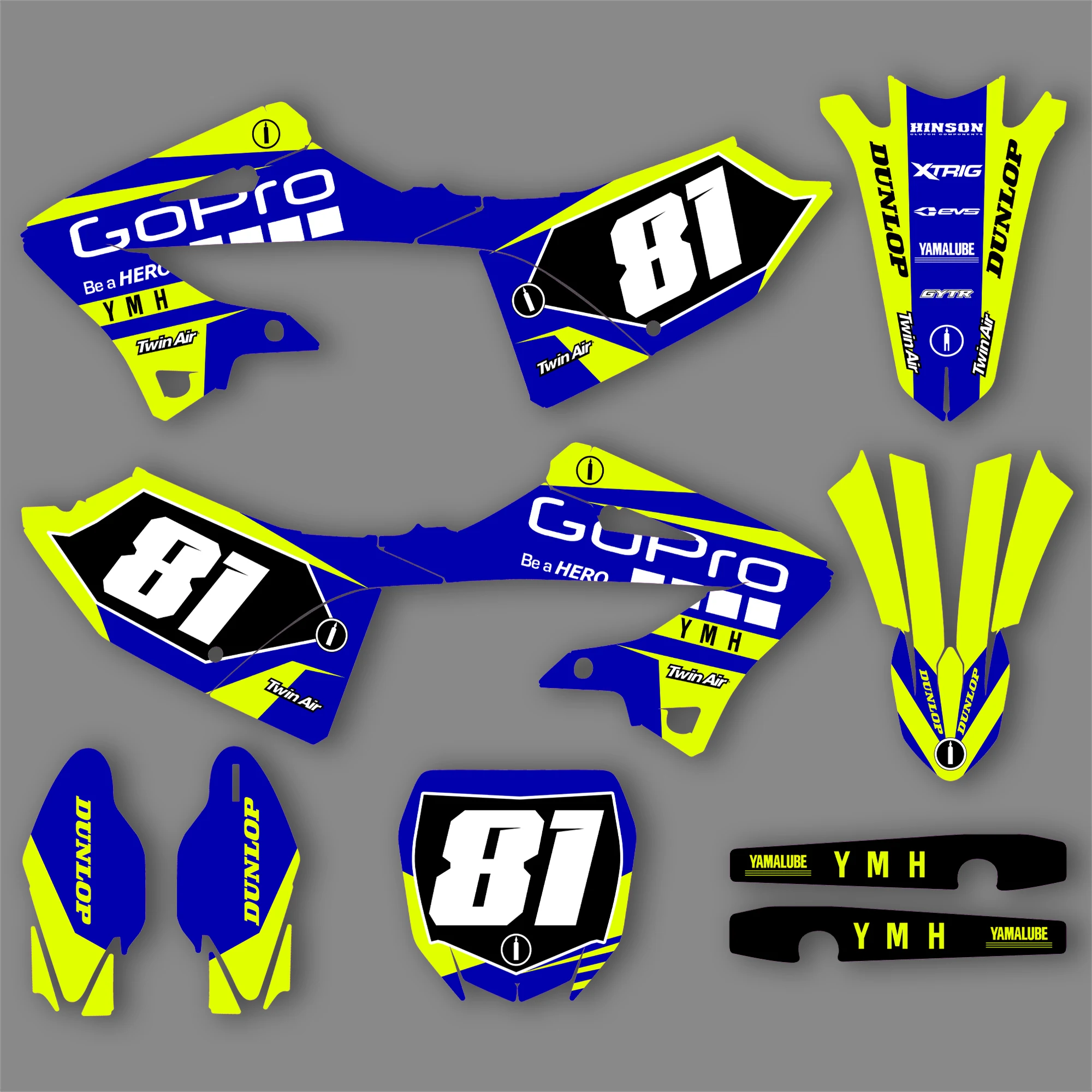 NEW Graphics Sticker  X MOTOR Custom Graphics &amp; BACKGROUND DECAL STICKER... - $336.26