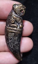 Thai amulet Tiger  Lp. Tim  Wat Lahan Rai Talisman, Fetish, Luck ,Charm . - $917.78 MXN