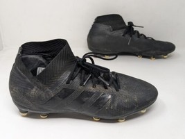 Adidas Nemeziz 18.3 FG Soccer Football Cleat Boot Black Out Mens Size 6.... - £30.95 GBP