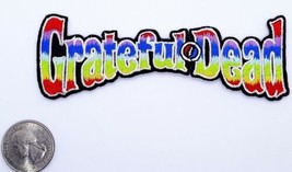 Grateful Dead Tye Dyed Logo Sew-On Iron-On Embroidered Patch 4 1/2&quot; X 1 1/2&quot; - £5.57 GBP