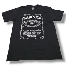 Bello&#39;s Pub Shirt Size Medium Unisex Hanes T-Shirt Graphic Tee Graphic Print EUC - £23.39 GBP