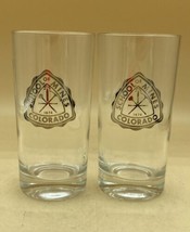 Colorado School of Mines Orediggers 2 Clear Drink Glasses - £31.53 GBP