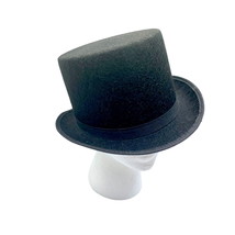 Wool Felt Top Hat Black Stage Theatre Recital Costume Cosplay Lot 10 Adult Large - £54.52 GBP
