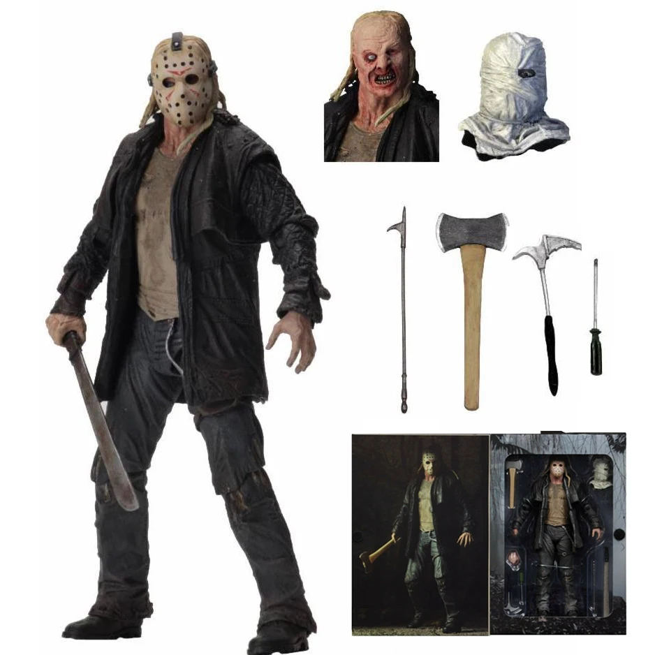 Jason Figure NECA Friday Jason 2009 Remake Voorhees Deluxe Edition Ultimate - £28.68 GBP+