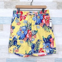 POLO Ralph Lauren Tropical Floral Swim Trunks Yellow 7.5 Inch Inseam Men... - £62.71 GBP