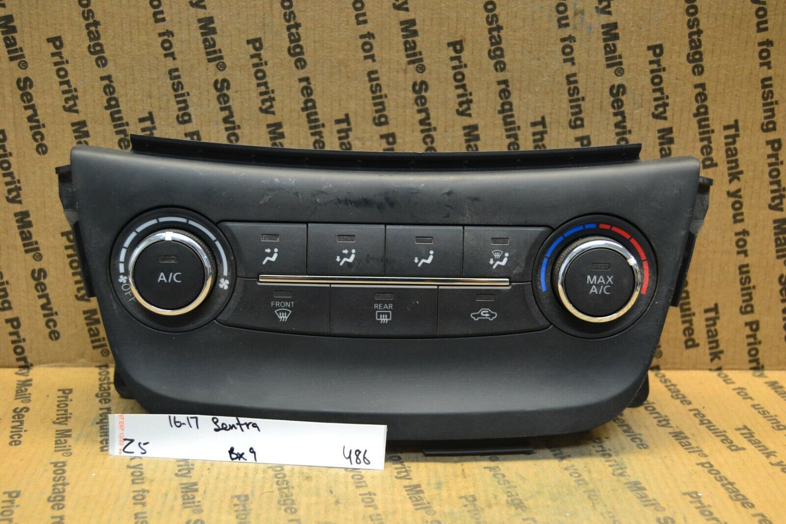 15-16 Nissan Sentra AC Heat Temperature Control 275004AT2A Switch Bx9 48... - $4.99