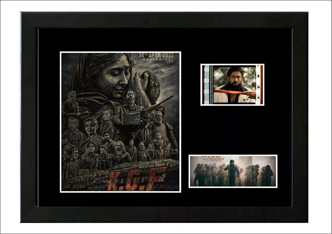 K.G.F Chapter 2 Framed Film Cell Display S1 KGF Memorabilia + COA - $12.23+