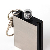 Metal Lighter With Square Stainless Steel Shell - £9.43 GBP