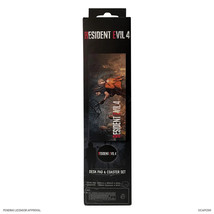 Resident Evil 4 Leon Kennedy &amp; Ashley Desk Pad XL &amp; Coaster Mousepad Play Mat - £24.10 GBP