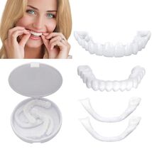 Denture Teeth Temporary Fake Teeth Snap On Top and Bottom for Men and wo... - $9.89