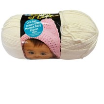 Lion Brand Pound of Love Acrylic Yarn Antique White Ivory 16 oz 1020 yds... - $10.36