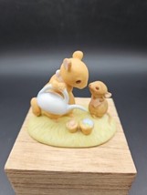  Tiny Talk Figurine Mom Mouse with Baby Mouse Watering VTG 1975 Porcelain - £11.44 GBP