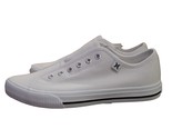Hurley Ladies Size 7.5 Chloe Slip on Canvas Sneaker Shoes, White - $22.99