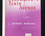 Vintage Slaughter On Tenth Avenue Richard Rodgers  Sheet Music 1936 - $16.78
