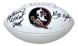 Ron Simmons Signed Florida State Logo Football w/ 2 Inscriptions BAS - $116.39
