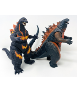 Lot Playmates Godzilla City Destruction Monsterverse 1995 Burning Lava Fire - $34.99