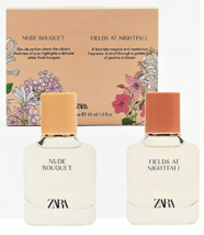 Zara Nude Bouquet &amp; Fields At Nightfall 2 x 30 ml Set Perfume Women Frag... - £23.70 GBP