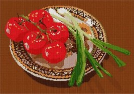 Pepita Needlepoint kit: Tomatoes and Scallions, 12&quot; x 8&quot; - £67.65 GBP+