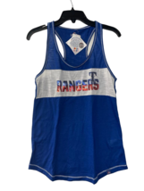 Majestic Womens Texas Rangers Game Time Glitz Tank Top Royal Blue, Medium - £24.49 GBP