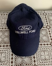 Stillwell Ford Baseball Cap Hat Navy Blue Hillsdale Michigan Car Lover Brand New - £10.15 GBP