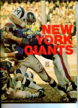 New York Giants YEARBOOK-1971-Y A TITTLE-TARKENTON-FRED DRYER-vg - £69.05 GBP