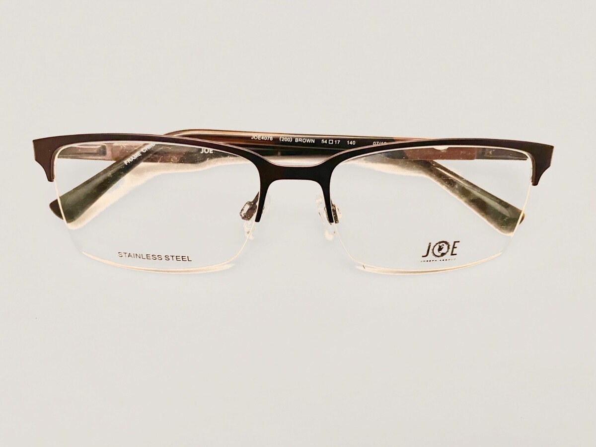 Joe Eyeglasses 4076 200 Brown 54-17-140 - $48.51