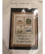 Janlynn GOLFING Can Be “hazardous” To Your Health Cross Stitch 112 61 New - $376.79 MXN