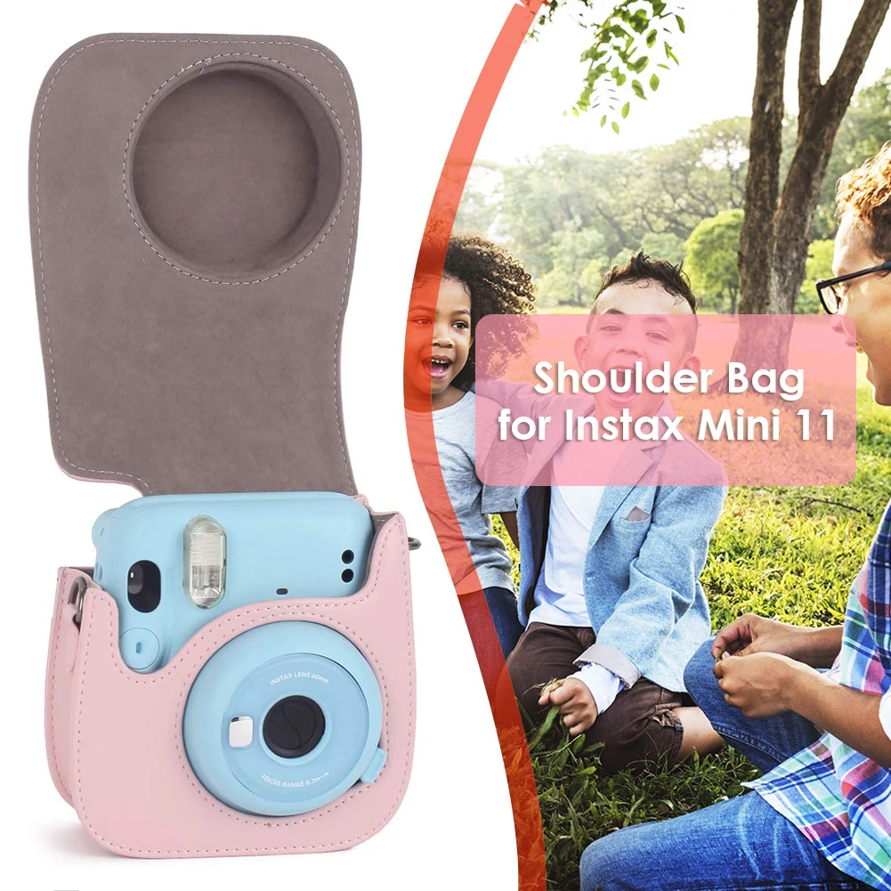 Protective Bag with Shoulder Strap for Instax Mini 11 Instant Camera Accessories - £7.58 GBP+