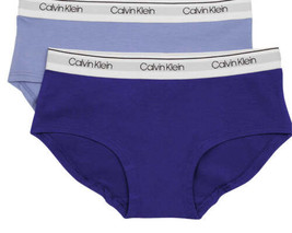 Calvin Klein Big Girls one pack Hipster Underwear Size Large Color Blue Navi - £14.24 GBP