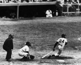 Willie Mays Batting NY New York Giants MLB Baseball Photo 11&quot;x14&quot; Print 2 - $24.99
