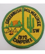 Boy Scout BSA Greenbush Milwaukee Camporee 1970 Round Patch - €17,02 EUR