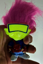 Burger King 1990s Bk Kids Kid Vid Troll Glow In The Dark Pink Hair Retro Toy - £3.04 GBP