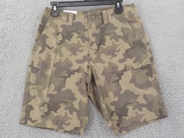 SONOMA MENS FLAT-FRONT SHORTS SIZE 30 CAMOUFLAGE STRETCH 10&quot; INSEAM EVER... - $17.99