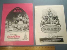 Advertising Manual 1975 SNOW WHITE Press Book 42 Pages AD PAD [Z106a] - $32.64